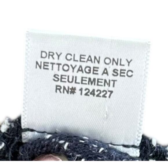 MISA LOS ANGELES Karine Blue Fringe Pullover Sweater Women's Size XS Navy Chic - Picture 4 of 6